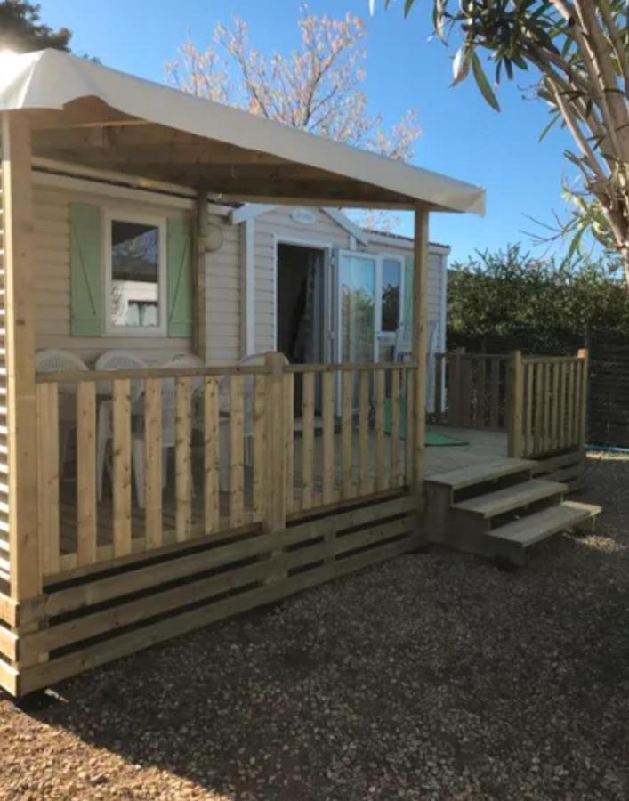 Mobile Home Tout Confort Climatise 4 A 6 Personnes Camping Les Salins De La Gardiole Ancien Camping De L'Europe A Vic La Gardiole エクステリア 写真
